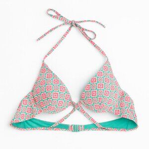 Coco Rave Simone Wrap Halter Bikini Top Size 34 B